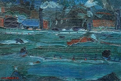 Jean-François GUZRANYI (1956-2016) 
Paysage...
