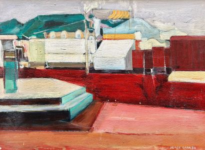 Serge BARA (b. 1947) 
Abstraction, 1991
Oil...