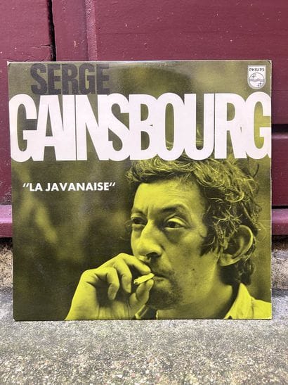 SERGE GAINSBOURG, lot including: 
 - 33 T...