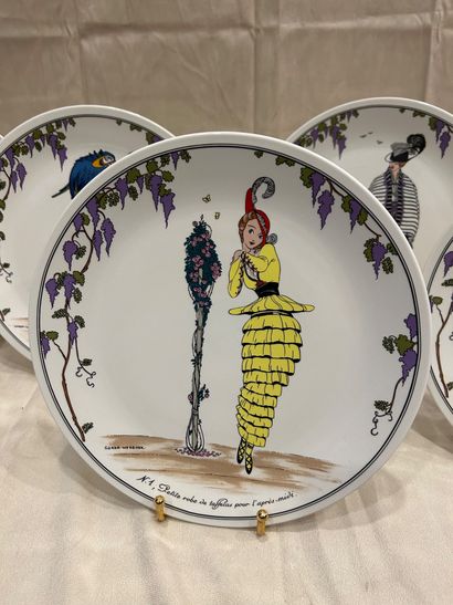 VILLEROY & BOCH 
Six plates in vitro-porcelain,...