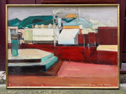 Serge BARA (b. 1947) 
Abstraction, 1991
Oil...