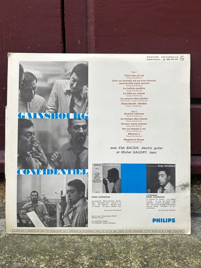 SERGE GAINSBOURG, lot including: 
 - 33 T...
