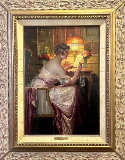 Max Albert CARLIER (1872-1938)
Interior scene...