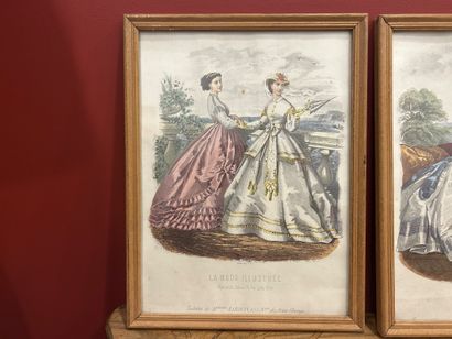 Illustrated fashion 
Lot comprising two fashion...