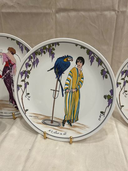VILLEROY & BOCH 
Six plates in vitro-porcelain,...