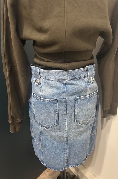 ISABEL MARANT 
High-waisted skirt in light...