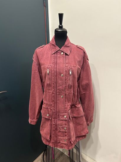 ISABEL MARANT 
Burgundy denim 
