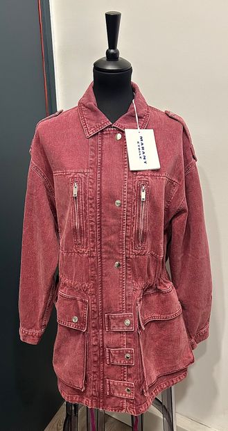 ISABEL MARANT 
Burgundy denim 