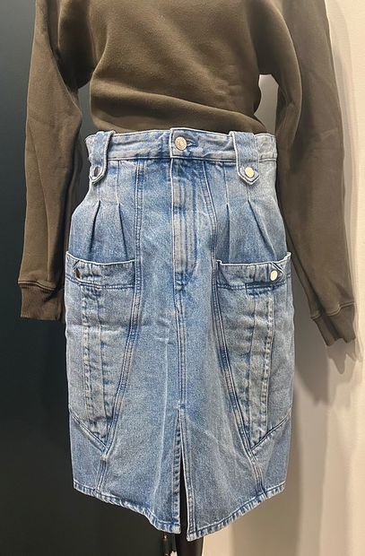 ISABEL MARANT 
High-waisted skirt in light...