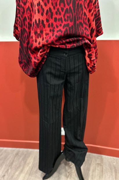 DOLCE & GABBANA 
Black flared pants with...