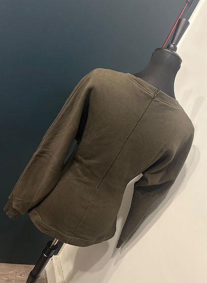 ACNE STUDIOS 
100% khaki cotton sweatshirt,...