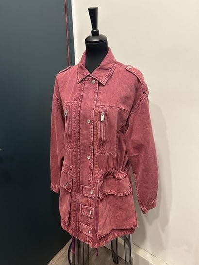 ISABEL MARANT 
Burgundy denim 