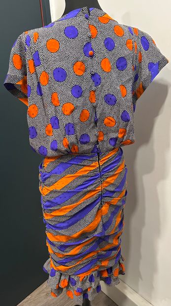LILIANE ROMI 
Silk-blend dress and jacket...