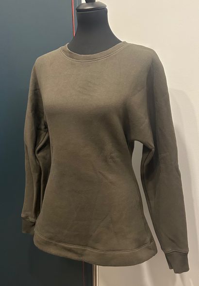 ACNE STUDIOS 
100% khaki cotton sweatshirt,...