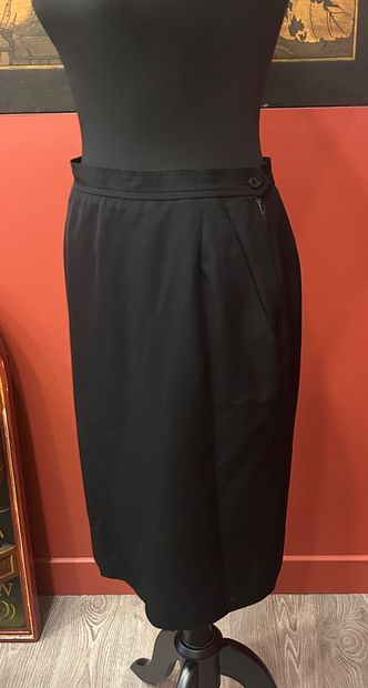 YVES SAINT LAURENT RIVE GAUCHE 
Black fabric...