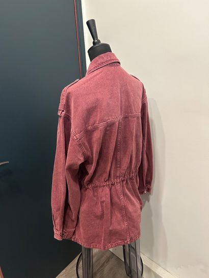 ISABEL MARANT 
Burgundy denim 