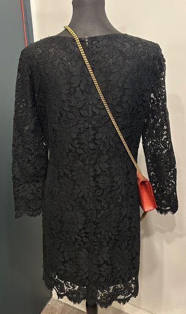 GUY LAROCHE 
Elegant black embroidered evening...