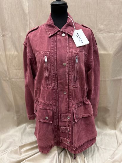 ISABEL MARANT 
Burgundy denim 