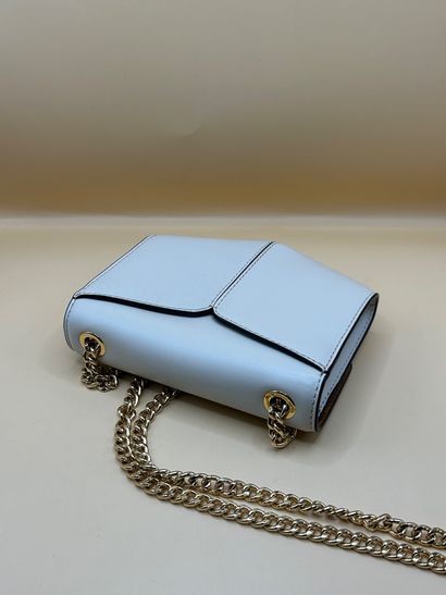 SANDRO 
Clutch bag in beige leather with...