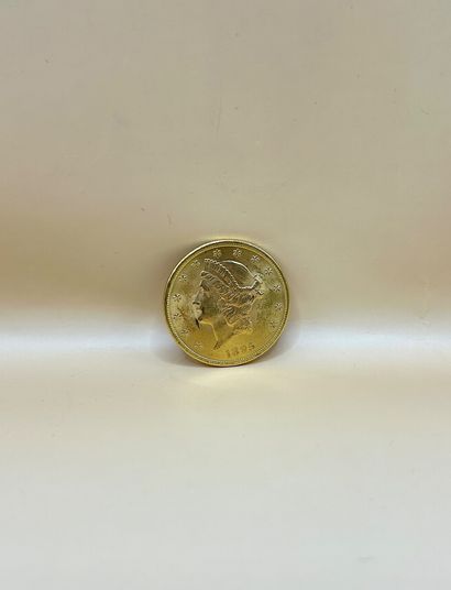 Liberty 1895 $20 gold coin. 
Net weight:...