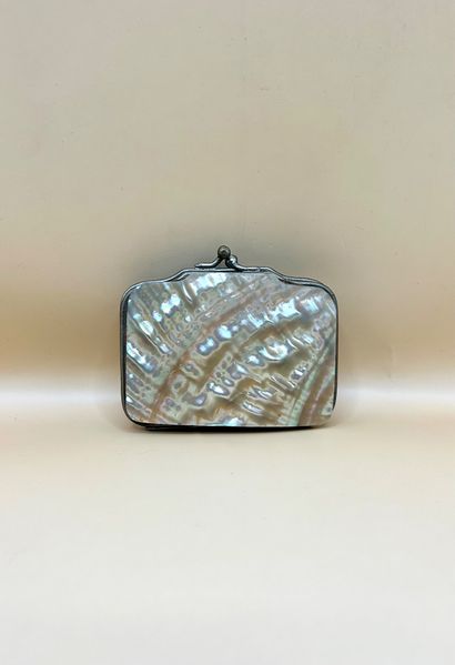 Delightful mother-of-pearl and silver-plated...