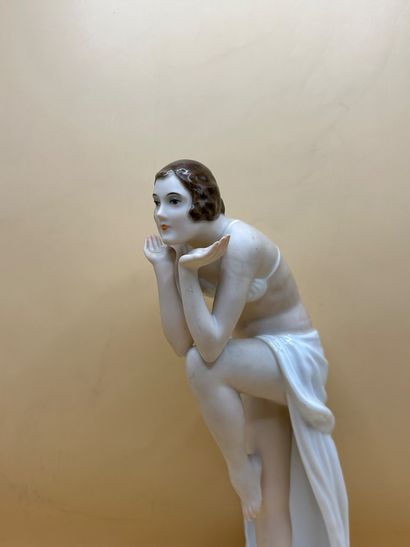 ROSENTHAL BAVARIA 
La danseuse, vers 1930
Porcelaine...