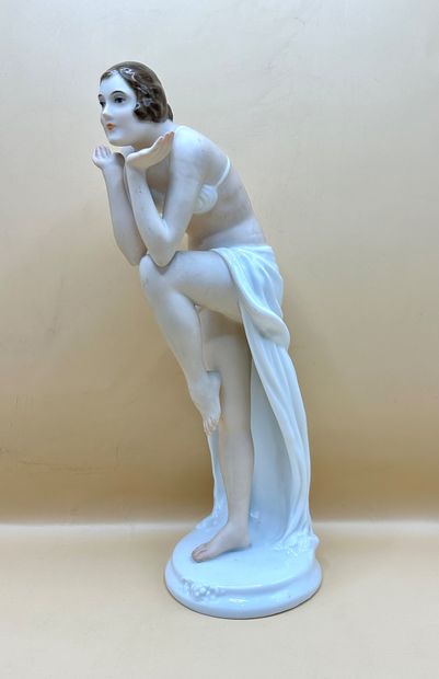 ROSENTHAL BAVARIA 
La danseuse, vers 1930
Porcelaine...