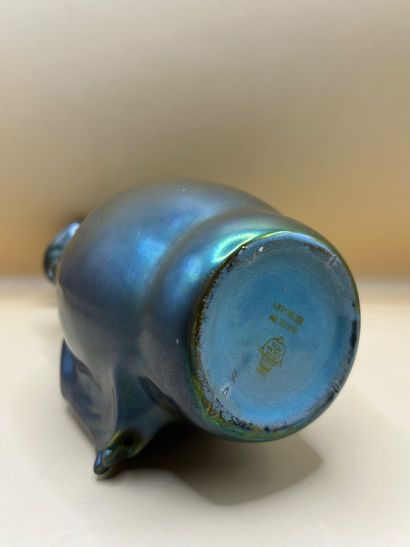 Manufacture ZSOLNAY 
Vase soliflore en céramique...