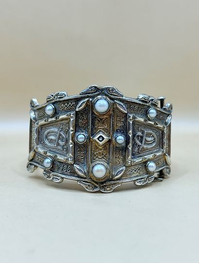 WATERHOUSE & CO
Bracelet manchette en argent...
