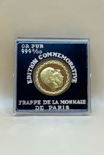 Pièce en or 999/1000. 
Édition commémorative...