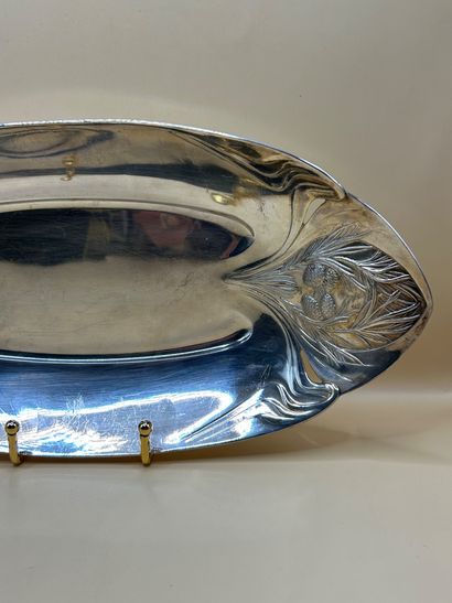 CHRISTOFLE POUR GALLIA 
Très élégant plat...