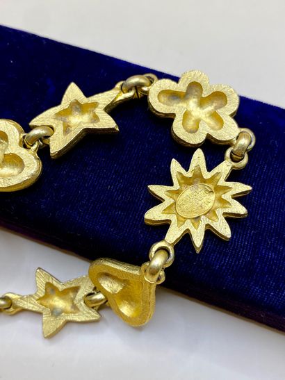 Ravissante 1/2 parure coeurs et étoiles en...