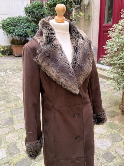BALMAIN
Intemporel manteau effet 