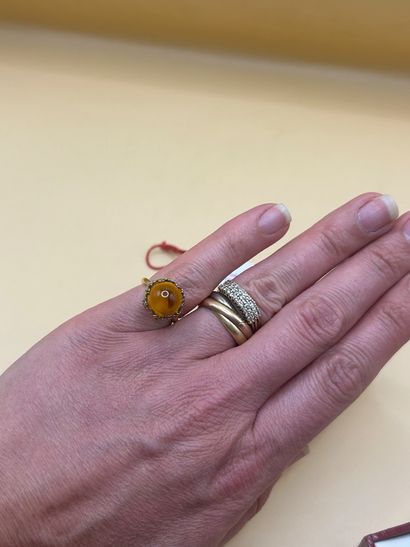 BACCARAT
Importante bague en vermeil (min....