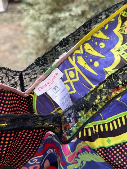 CHRISTIAN LACROIX
Débardeur en soie multicolore,...