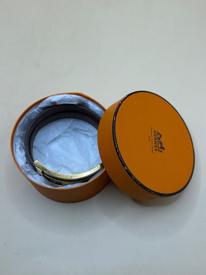 HERMÈS PARIS 
Rare bracelet double-tour modèle...