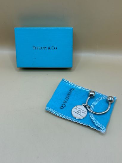 TIFFANY & CO 
Porte-clés en argent (925/1000)...