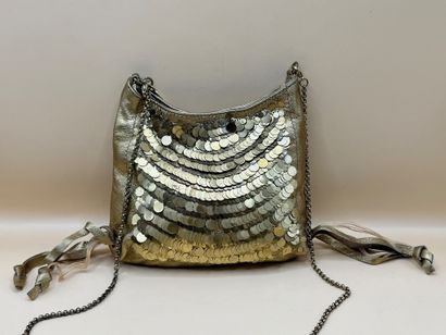 SONIA RYKIEL 
Sympathique petit sac en cuir...