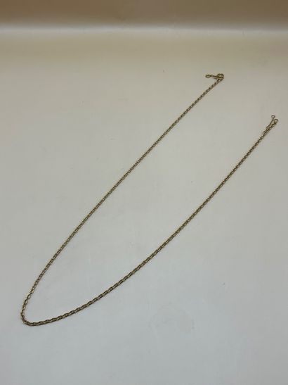 Chaîne en or jaune 18 carats (750/1000)....