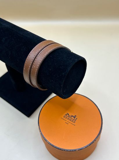 HERMÈS PARIS 
Rare bracelet double-tour modèle...