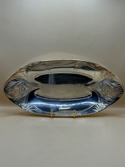 CHRISTOFLE POUR GALLIA 
Très élégant plat...
