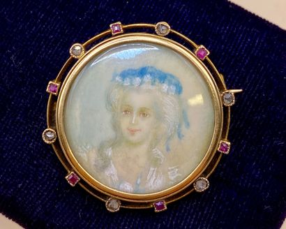 École française vers 1900
Ravissante broche...