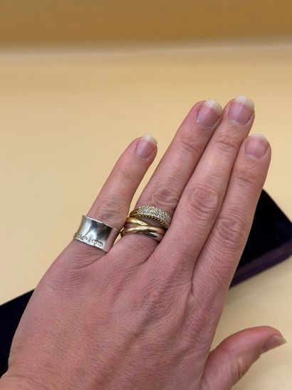 TIFFANY & CO 
Bague jonc en argent (925/1000)....