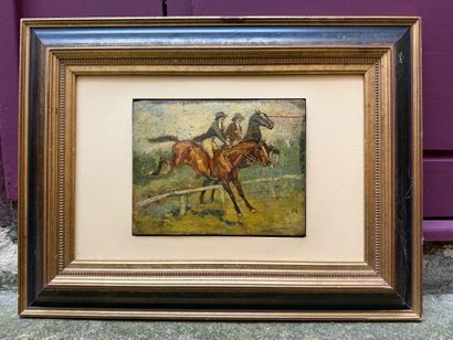 Louis Denis VALVÉRANE (1870-1943)
À cheval,...