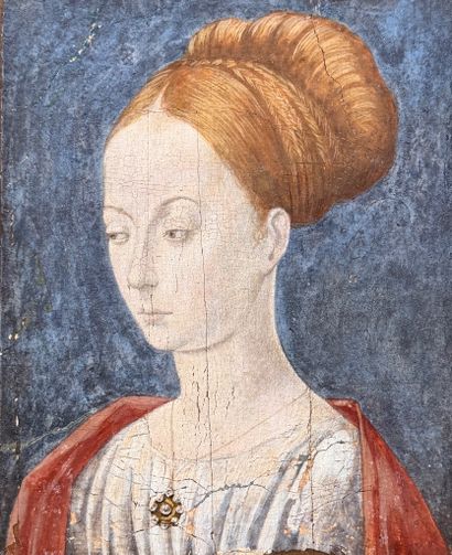 Italian school circa 1900 
Head of a woman...