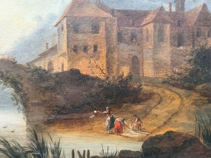 French school circa 1800
Fishermen near a...
