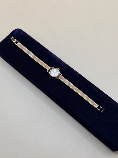 LIP 
Elegant ladies' wristwatch in 18K (750/1000)...