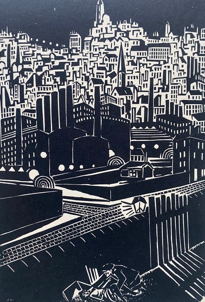 Frans MASEREEL (1889-1972)
La Ville, 1928
Gravure...