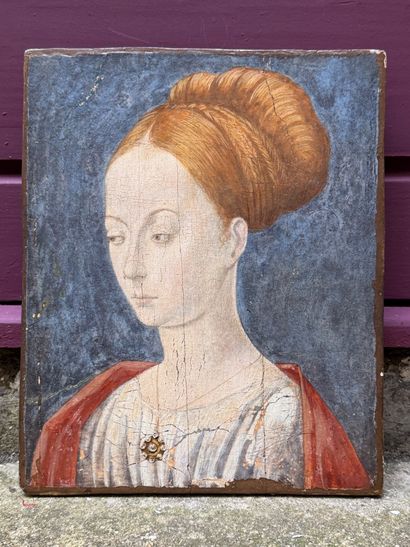 Italian school circa 1900 
Head of a woman...