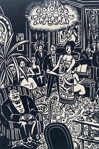 Frans MASEREEL (1889-1972)
La Ville, 1928
Gravure...